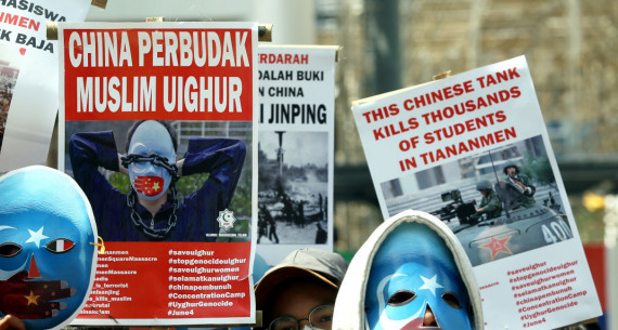 Aksi Solidaritas Muslim Uighur - JPNN.com